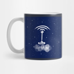 antenna, communication, internet, technology, civilization, technology, light, universe, cosmos, galaxy, shine, concept Mug